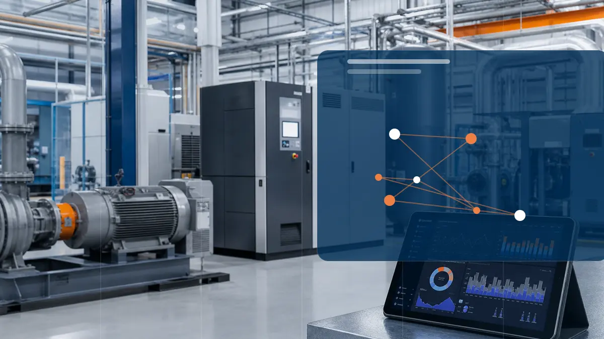 Industrieel energiemanagement en procesoptimalisatie voor frequentieregelaars VFD
