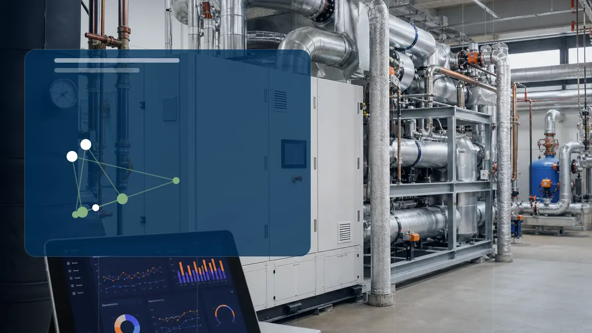 Elektrificatie, warmte en energieoptimalisatie voor industriële warmtepomp