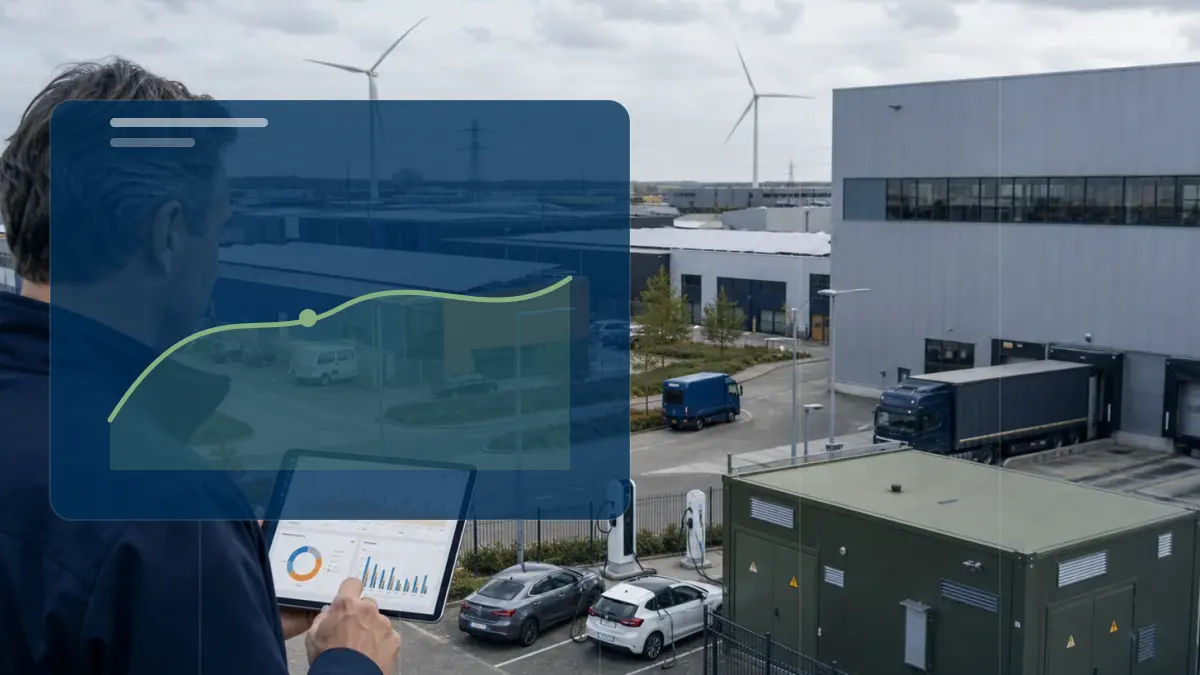 Netcongestie en netcapaciteit op een bedrijventerrein voor smart grid uitleg