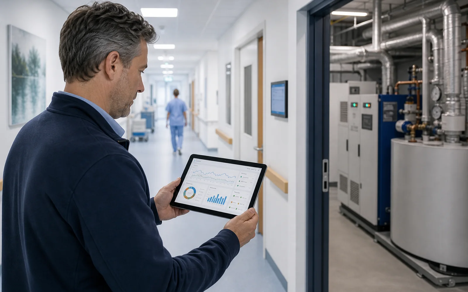 Energiemanagement voor zorginstellingen met monitoring en rapportage