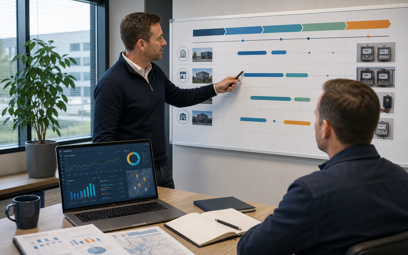 Energy monitoring for multiple locations and sites