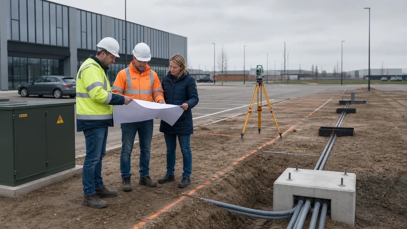 Zakelijke laadinfrastructuur en smart charging voor laadinfrastructuur plannen