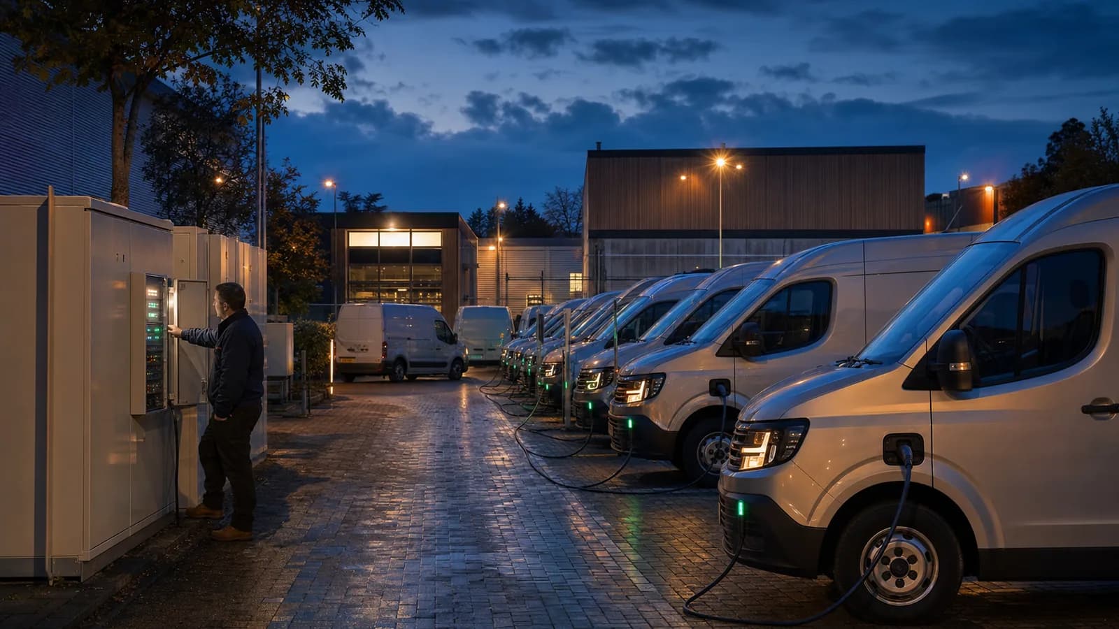 Zakelijke laadinfrastructuur en smart charging voor smart charging wagenpark