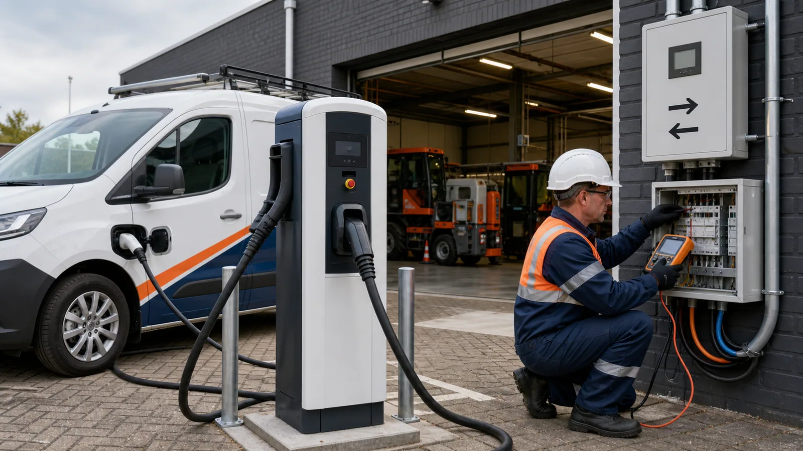 Zakelijke laadinfrastructuur en smart charging voor V2G in de praktijk