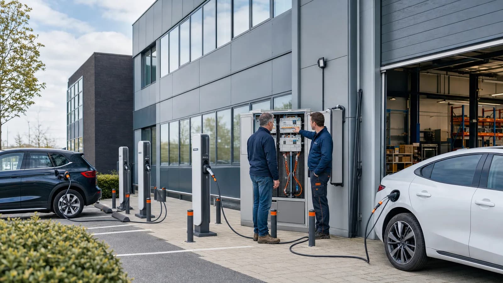 Zakelijke laadinfrastructuur en smart charging voor Zakelijk laden uitleg