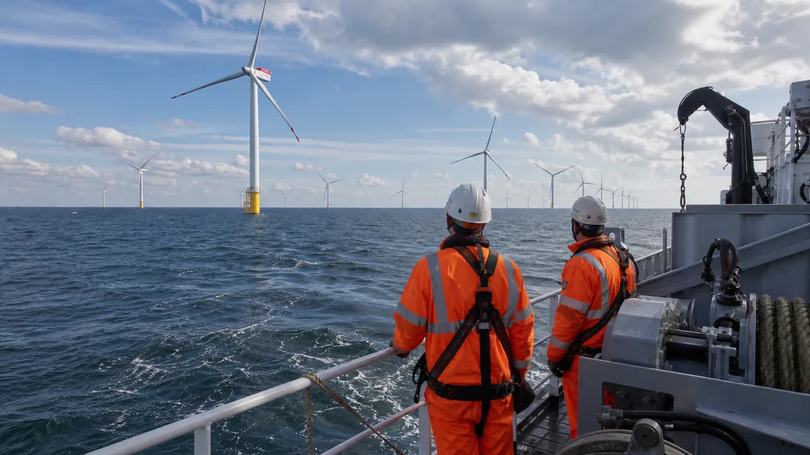Opwek en opslag in een zakelijk energiesysteem voor windenergie op zee