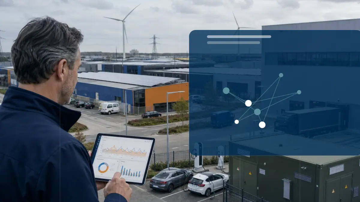 Netcongestie en netcapaciteit op een bedrijventerrein voor cable pooling uitleg