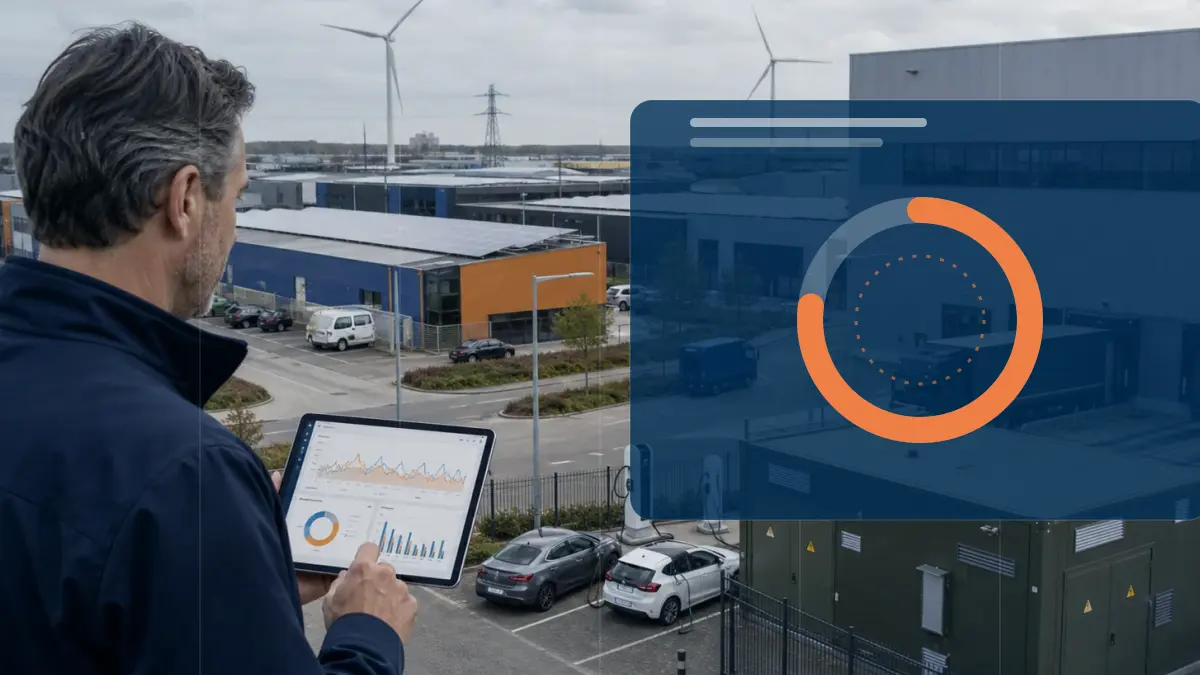 Netcongestie en netcapaciteit op een bedrijventerrein voor congestiekaart NL uitleg