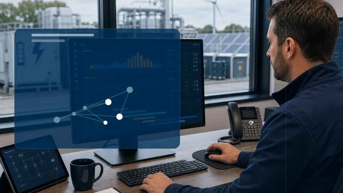 Energy market dashboard with EPEX and price data for HBEs Renewable Fuel Units