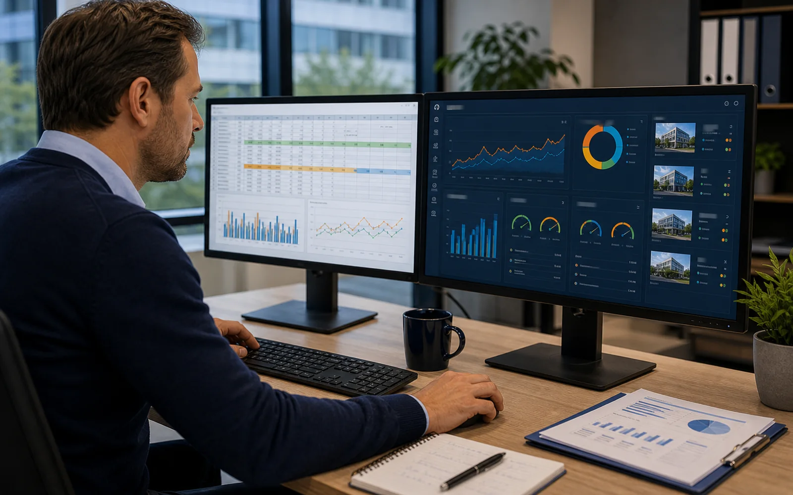 Excel of Power BI vergeleken met een energieplatform