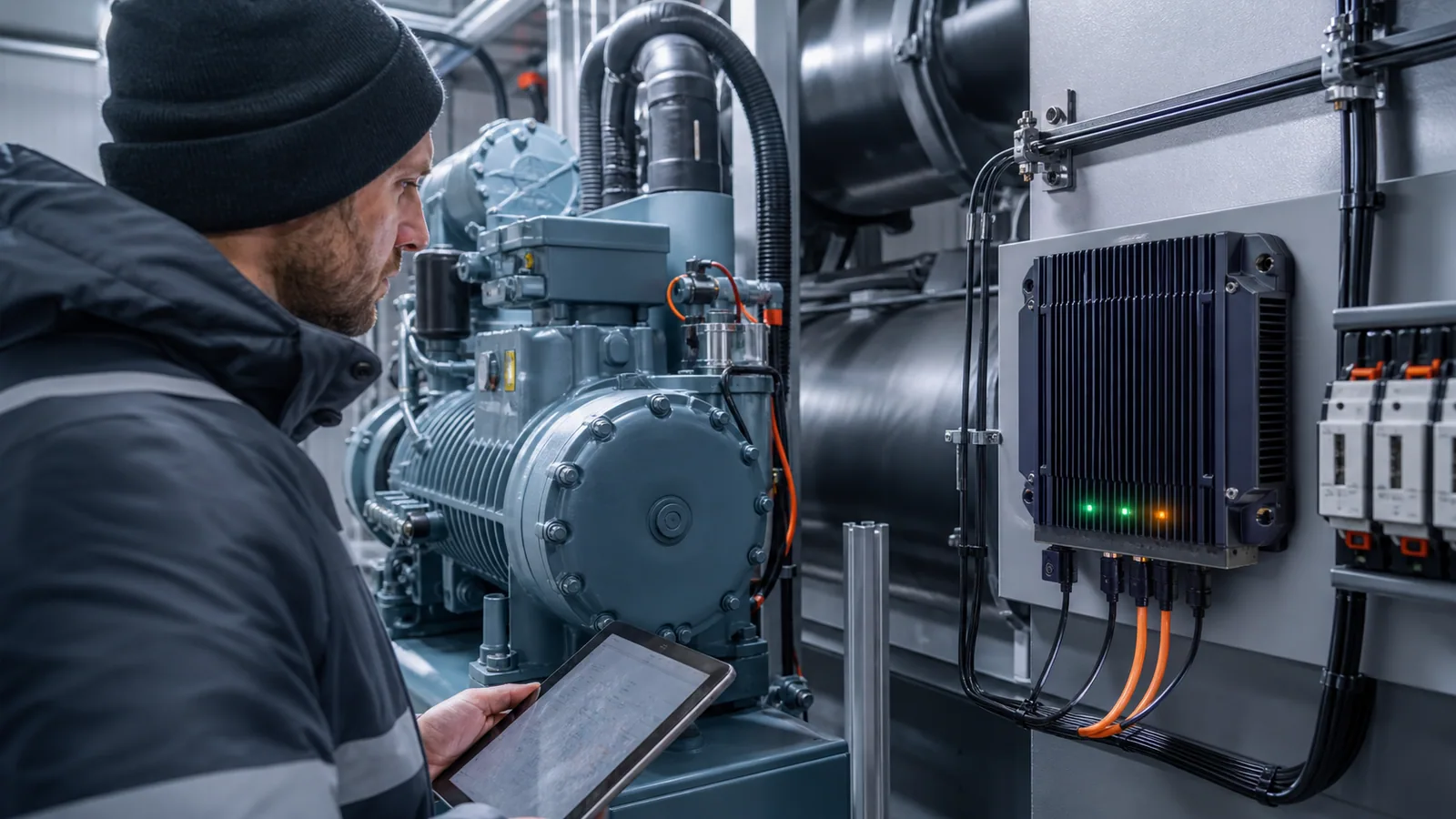 AI en datatechnologie voor energiemanagement voor edge computing in energie